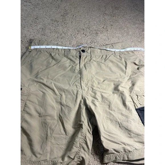 The Foundry Quick Dri Shorts Men 44x44 Brown Cargo Pockets Lightweight Utility - Picture 4 of 7
